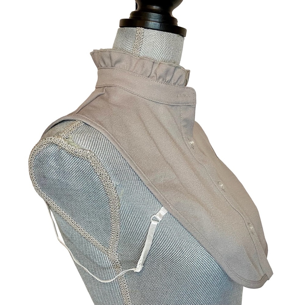 Gray Ruffle Dickey - Picture 3 of 6